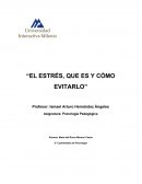 EL ESTRÉS, QUE ES Y CÓMO EVITARLO