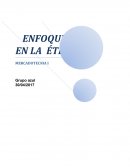 ENFOQUE EN LA ÉTICA MERCADOTECNIA I