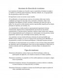 Resumen dirección de reuniones