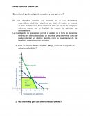 Escrito Final De Investigacion Operativa