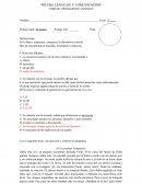 Prueba de Lenguaje y Comunicación 5° básico