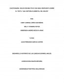 CUESTIONARIO: SELECCIÓN MÚLTIPLE CON ÚNICA RESPUESTA SOBRE EL TEXTO: “UNA HISTORIA ELEMENTAL DEL INGLÉS”