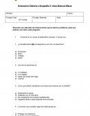 Evaluación Historia y Geografía 3° años Básicos Marzo