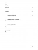 Análisis del plan de clase Análisis del proyecto de innovación