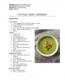 Para los cuscurrones cortar el baguette en cubos pequeños aproximadamente de 1 cm por 1 cm, tallar con el ajo machacado, espolvorear el perejil y el queso, barnizar con la mantequilla y hornear a 170°C hasta obtener un color dorado.