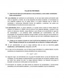 TALLER DE PROTEÍNAS