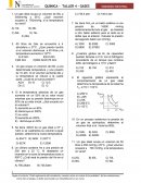 Quimica Un gas ideal ocupa un volumen de 50L a 350mmHg y 25°C.