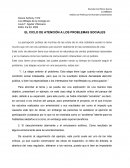 EL CICLO DE ATENCIÓN A LOS PROBLEMAS SOCIALES