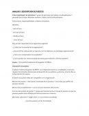 ANALISIS Y DESCRIPCION DE PUESTOS