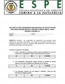 ENCUESTA PARA DETERMINAR NECESIDADES DE CAPACITACIÓN EN LOS/AS DOCENTES DE LA ESCUELA FISCAL MIXTA “JUAN GENARO JARAMILLO”