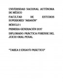 Derecho penal DIPLOMADO: PRÁCTICA FORENSE DEL JUICIO ORAL PENAL