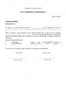 CARTA DE ARRENDAMIENTO DE MAQUINARIA