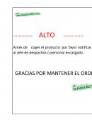 Mantengamos limpia y desinfectada el área asignada.