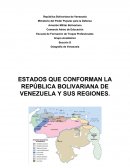 Estado y regiones de Venezuela