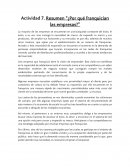 Actividad 7. Resumen “¿Por qué franquician las empresas?”