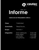 PENSAMIENTO CRITICO ¿Qué es la publicidad?