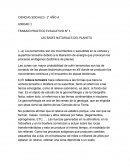 LAS BASES NATURALES DEL PLANETA