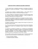 EJERCICIOS OFERTA, DEMANDA EQUILIBRIO DE MERCADO