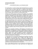 LA SOCIEDAD ENTORNO A LAS ORGANIZACIONES