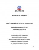 Ensayo politicas publicas en latinoamerica