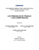 LOS TRIBUNALES DE TRABAJO Y SUS COMPETENCIAS