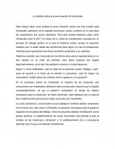 La realidad sobre la grave situación de Venezuela