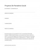 Como se da el Proyecto De Panaderia Social