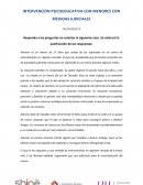 Intervención psicoeducativa con menores con medidas judiciales