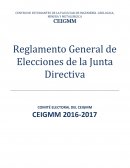 Reglamento General de Elecciones de la Junta Directiva