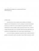 CREACION DE UNA EMPRESA DE CARTERAS RECICLADAS