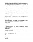 Plan de recolección de datos refaccionaria