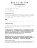 Jardin de infantes N° 916 Formación personal y social