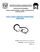 GUÍA CLÍNICA NURICION PARENTERAL PEDIATRIA