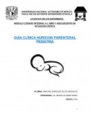 GUÍA CLÍNICA NURICION PARENTERAL PEDIATRIA