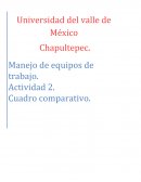 Actividad 2 Cuadro comparativo diferencias entre grupos y equipos de trabajo