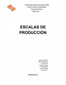 Escala de produccion