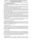 Resumen del modulo 1 de Derecho Constitucional