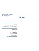 Gerencia, Departamento Académico de Administración