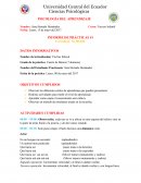 PSICOLOGÍA DEL APRENDIZAJE DATOS INFORMATIVOS