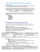 Planificación del trabajo diario para comprobar q niños progresan acorde su nivel de desarrollo. Al intervenir plantearnos q, cómo, cuándo y con q vamos a trabajar.