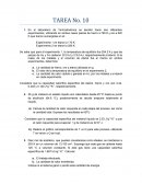 TAREA No. 10 En el laboratorio de Termodinámica