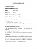 INFORME PSICOLOGICO EMOCIONES