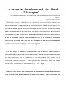 El absurdismo en el extranjero.