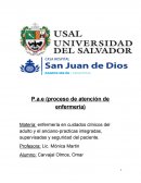Materia: enfermería en cuidados clínicos del adulto y el anciano-practicas integradas, supervisadas y seguridad del paciente.