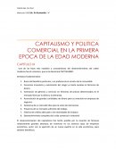 CAPITALISMO Y POLITICA COMERCIAL EN LA PRIMERA EPOCA DE LA EDAD MODERNA.
