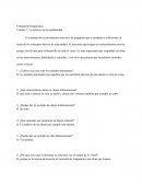 Evaluación Diagnóstica Unidad 3 Lo artístico en la cotidianidad