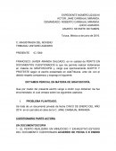 Grafoscopia DEMANDADO: ROBERTO CARBAJAL MIRANDA.