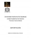 DEPORTACIÓN DERECHO INTERNACIONAL PRIVADO