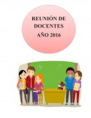 Acta de reunión: Preparación de reunión de padres - Asignación de responsabilidades docentes