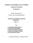 Fases de la elaboración de un producto